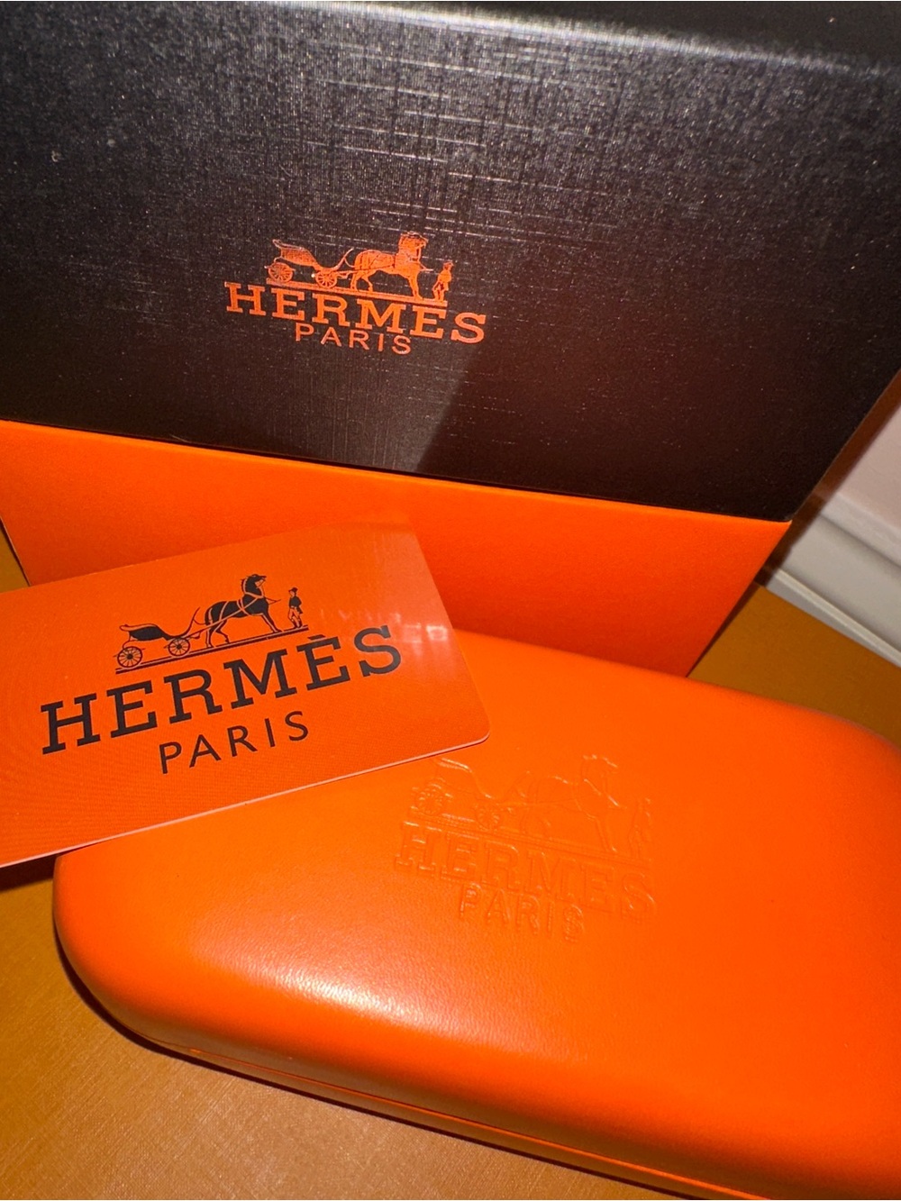 Hermès Brown Sunglasses with Gold Accents - Picture 8 of 12